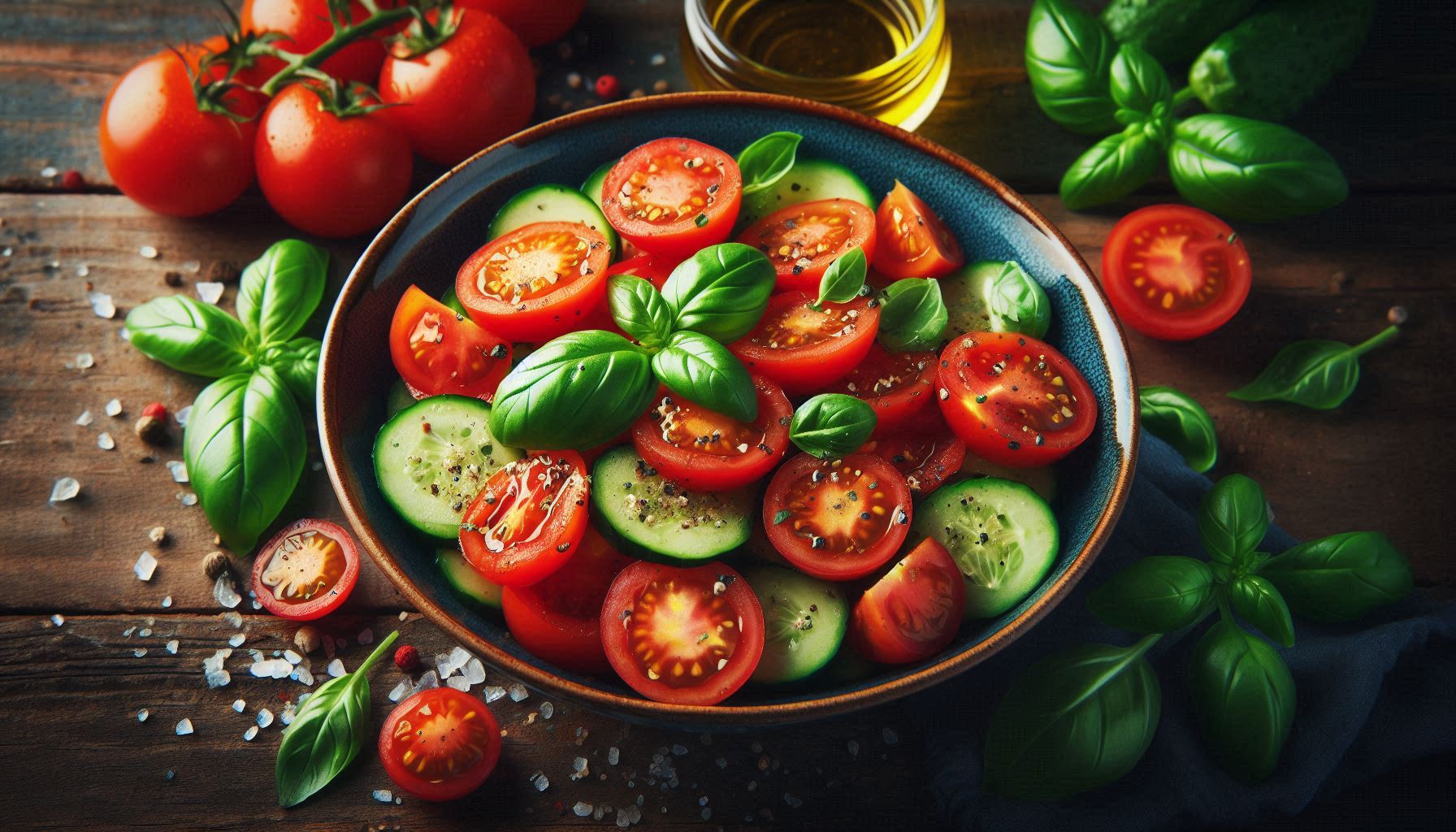 Tomaten-Gurken-Salat